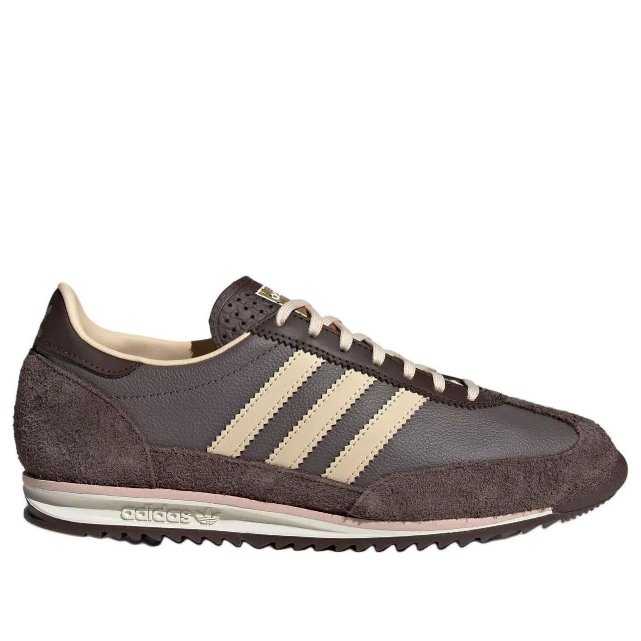 (WMNS) adidas originals SL 72 OG 'Charcoal Crystal Sand Brown' IF1937