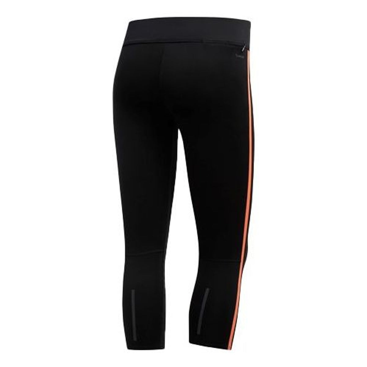 (WMNS) adidas Own the Run 3/4 Tights 'Black Orange' DZ2010