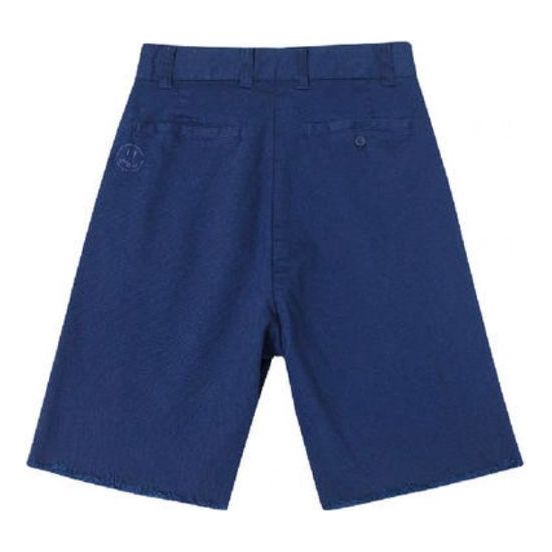 Drew House Stretch Twill Pleated Shorts 'Navy' DR-FW21-030