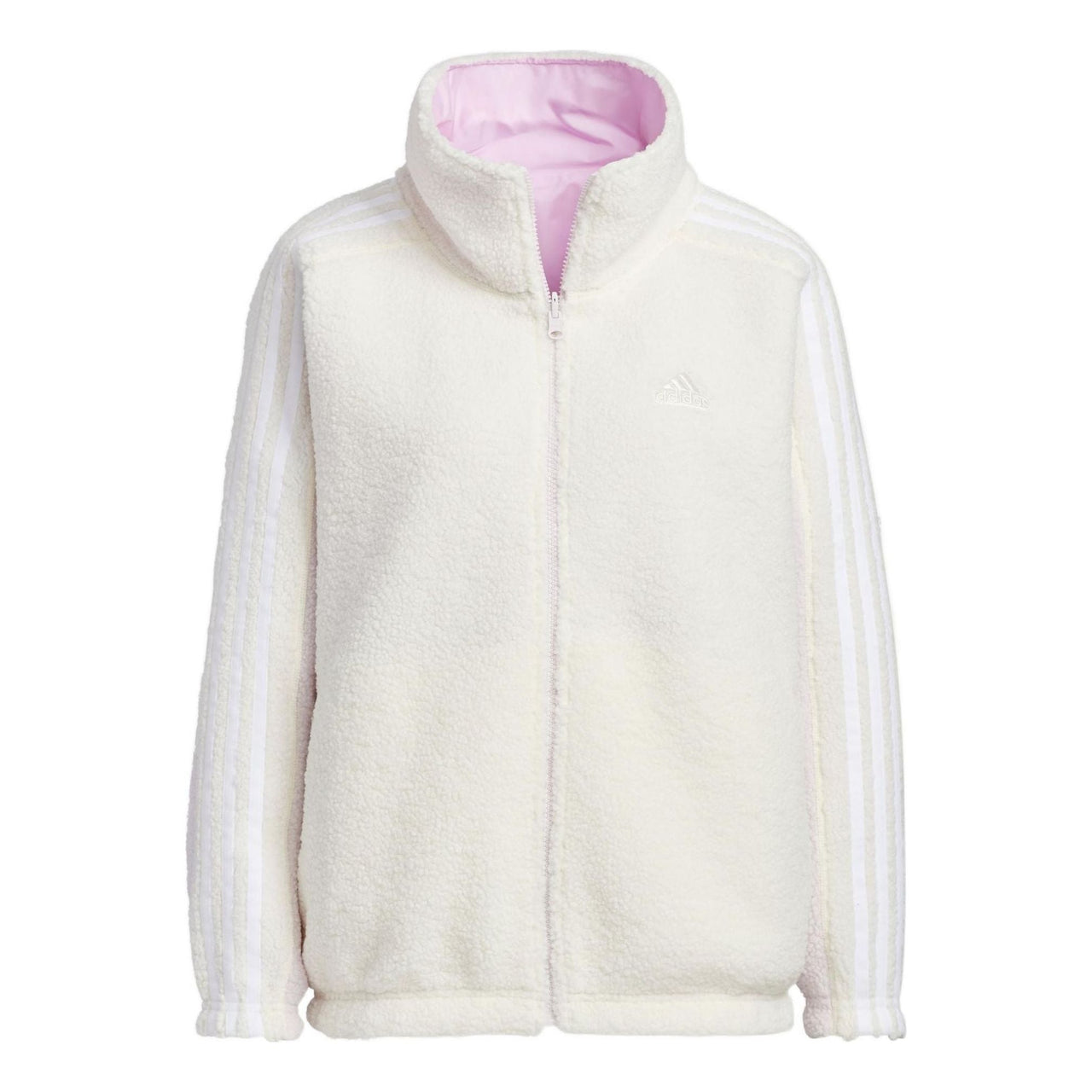 (WMNS) adidas Metrevboa Jacket 'White Pink' HM7111