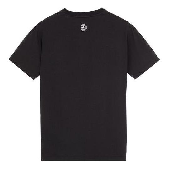 STONE ISLAND Institutional Two Graphic T-shirt 'Black' 78152NS90-V0029