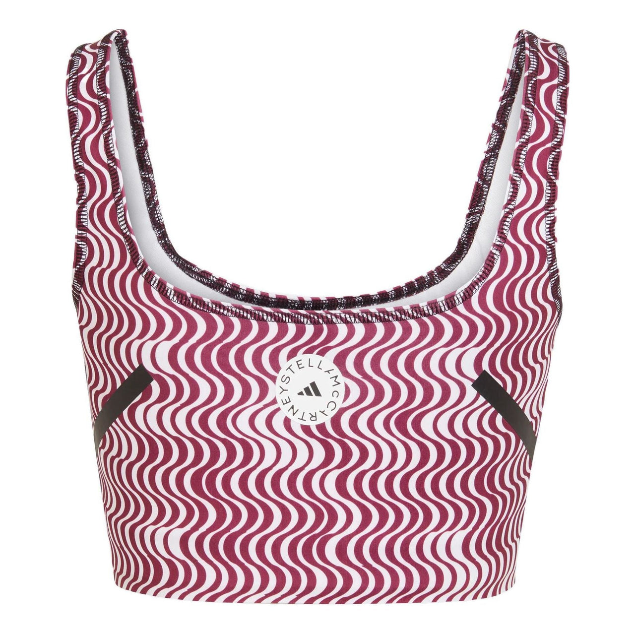 (WMNS) adidas by Stella McCartney TruePurpose Printed Crop Top 'Pink' HG6881