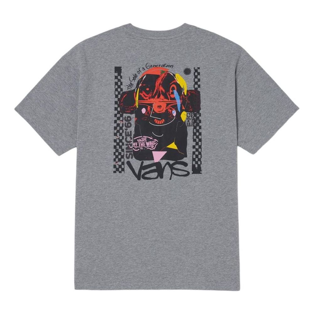 Vans Overstimulated Collage Graphic T-Shirt 'Grey Black Red' VN000GPNHTG