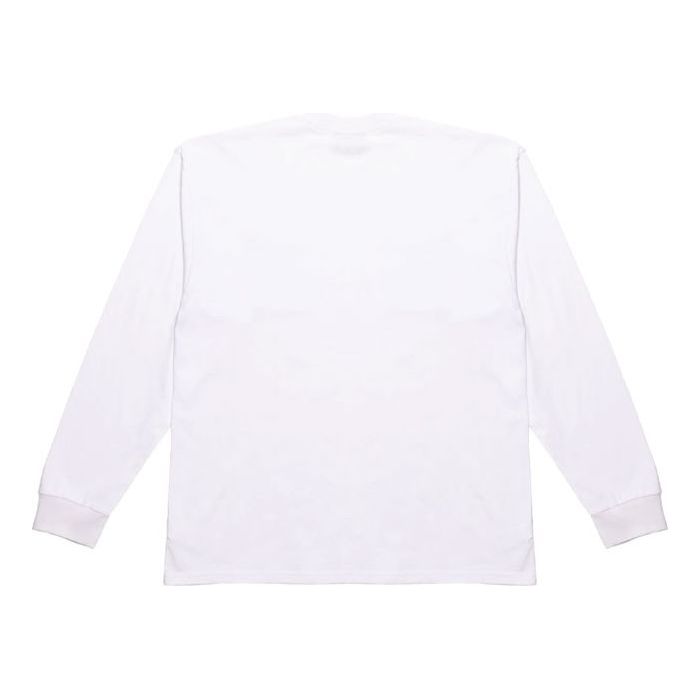 Drew House Basic Long Sleeve Pocket T-shirt 'White' DR-FW21-067