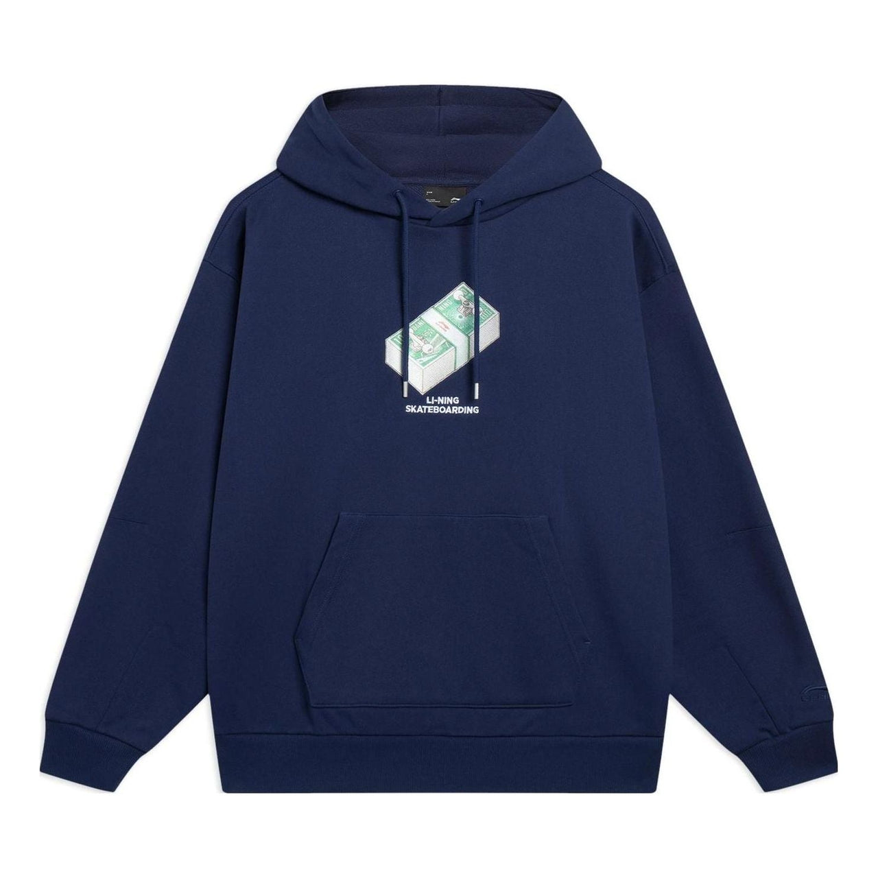 Li-Ning x Phil Hackett Graphic Hoodie 'Navy' AWDT227-3