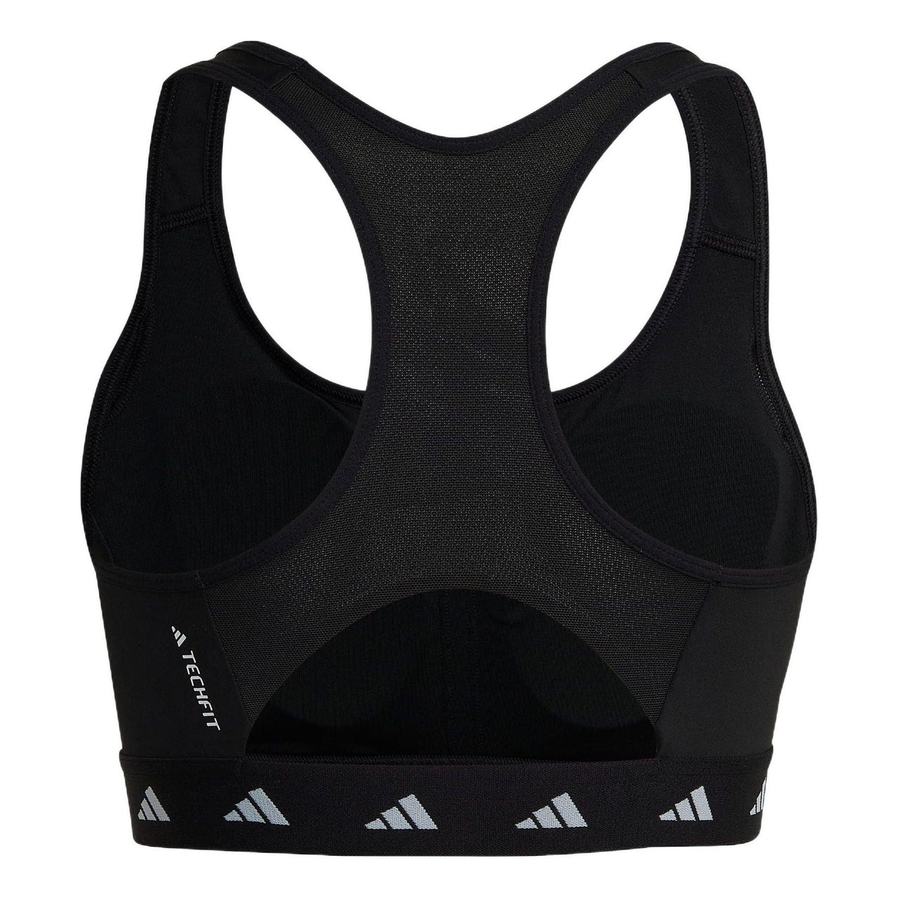 (WMNS) adidas Powerreact Training Medium-Support Techfit Bra 'Black White' HN7273