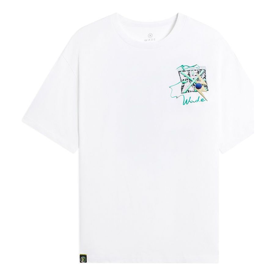 Li-Ning Way Of Wade Graphic T-shirt 'White' AHSSD41-3