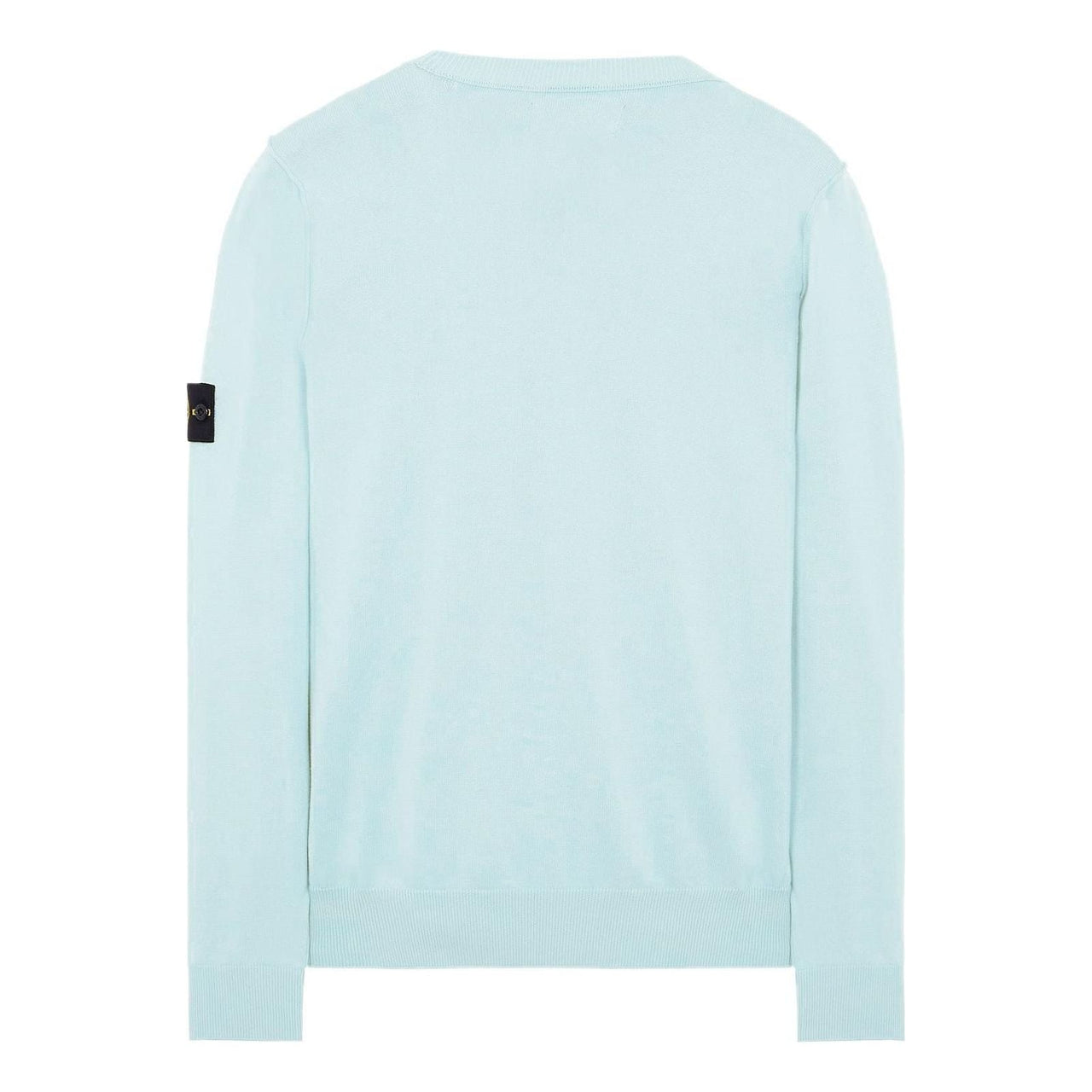 STONE ISLAND Soft Cotton Crewneck Knit 'Aqua' 7615540B2-V0044