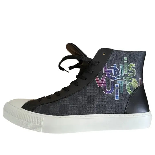 LOUIS VUITTON Tattoo Ankle Sneakers 'Grey' 1A7Q9G