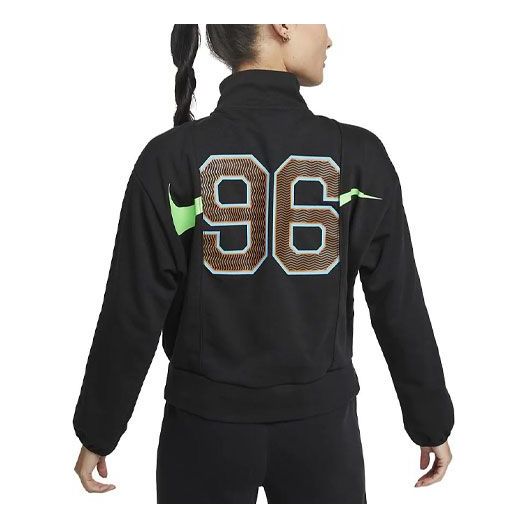 (WMNS) Nike Dri-Fit Swoosh Fly 1/4 Zip Basketball Sweatshirt 'Black' DX0562-010