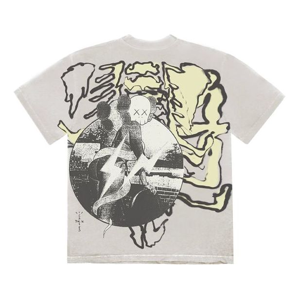 Travis Scott Cactus Jack x KAWS For Fragment Tee 'Vintage Wash' CJFR-SS01