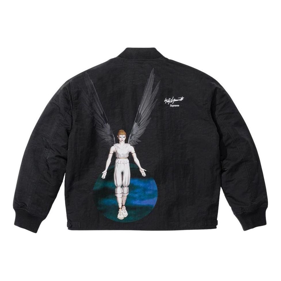 Supreme x Yohji Yamamoto Nylon Bomber Jacket 'Black Multi-Color' SUP-FW22-255