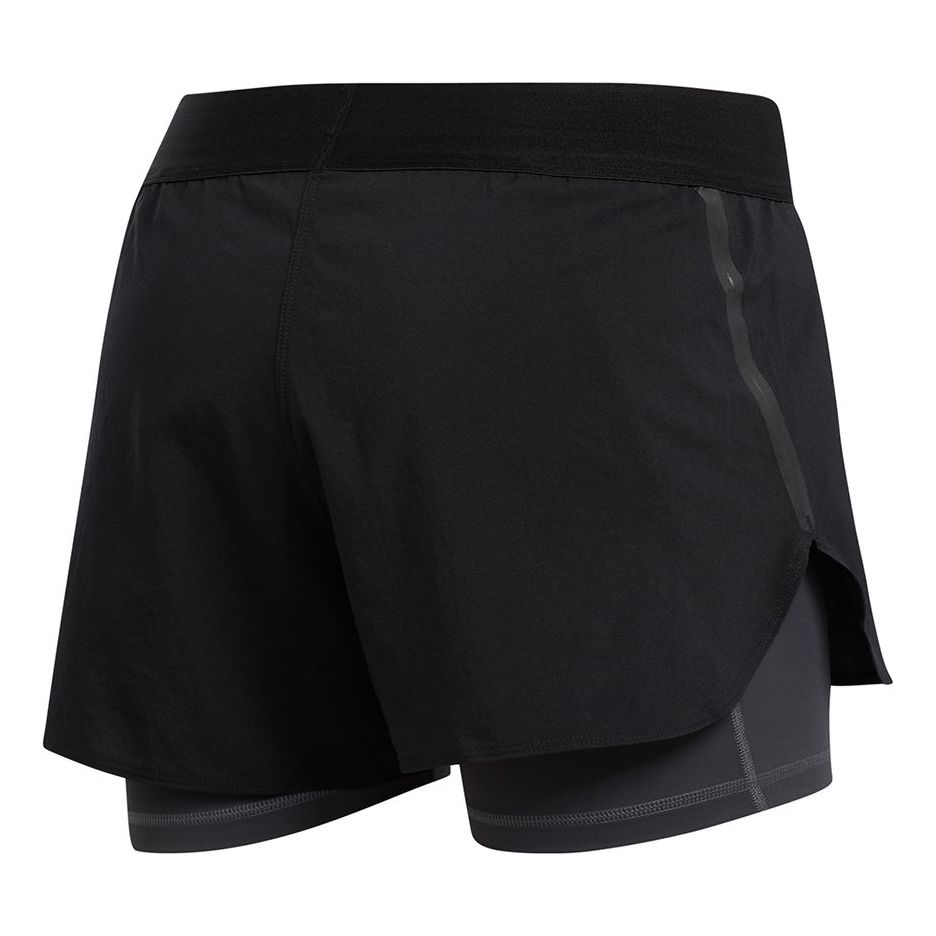 (WMNS) adidas Alphaskin Two-in-One Shorts Asia Sizing 'Black' FJ7130