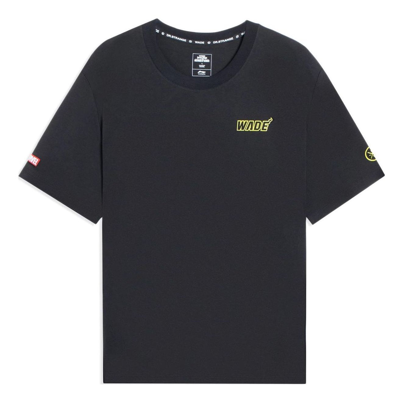Li-Ning x MARVEL Way Of Wade Graphic T-shirt 'Black' AHSS675-1