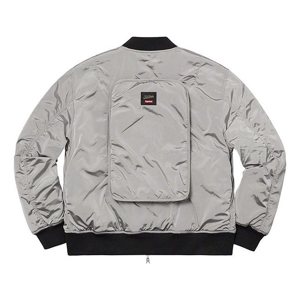 Supreme x Jean Paul Gaultier Reversible Backpack MA-1 'Grey Black White' SUP-SS19-833
