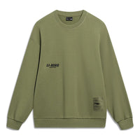 Li-Ning Anything Is Possible Graphic Sweatshirt 'Olive Green' AWDT683-4