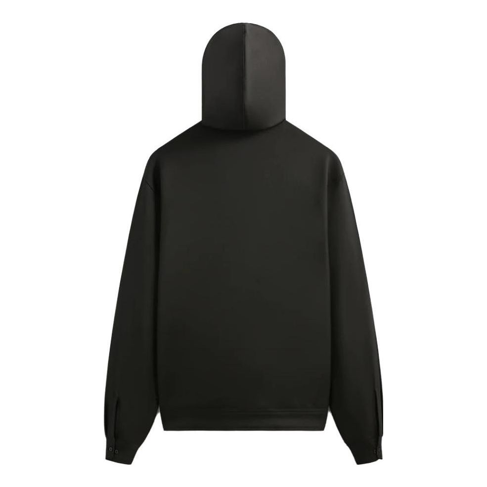 KITH Double Weave Selfridge Zip Up Hoodie 'Black' KHM031412-001