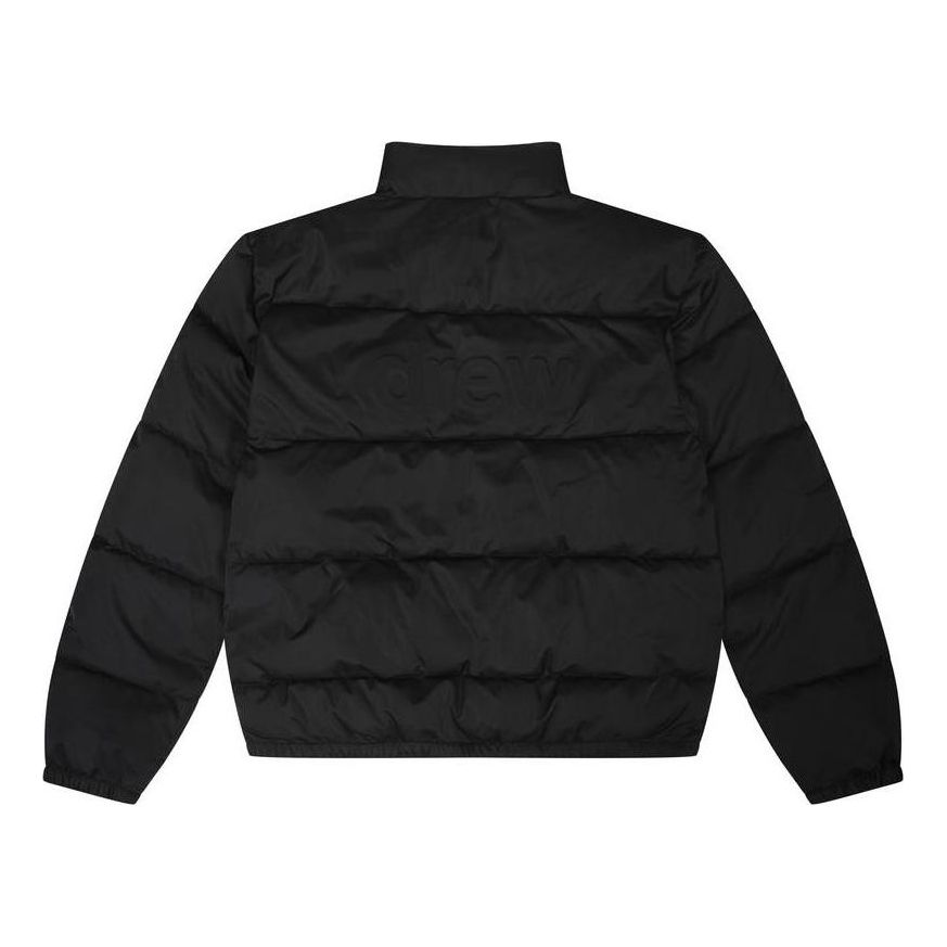 Drew House Standing Collar Puffer Jacket 'Black' DR-FW22-516