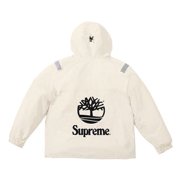 Supreme x Timberland Reflective Taping Anorak 'White Black' SUP-SS21-710