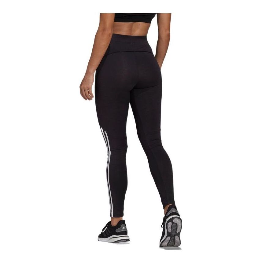 (WMNS) adidas Sportswear Colorblock Leggings Asia Sizing 'Black' GL9460