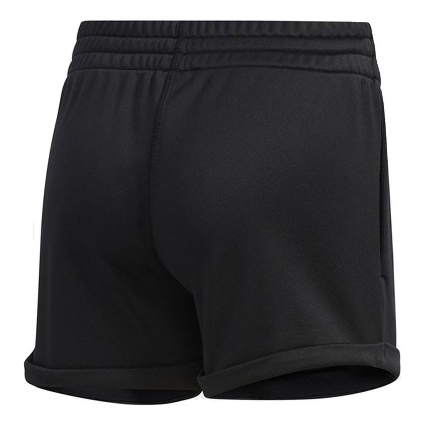 (WMNS) adidas Colorblock Shorts Asia Sizing 'Black White' FM6130