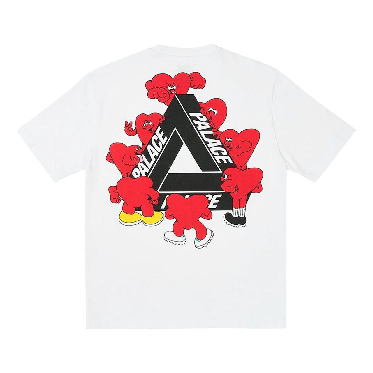 Palace Tri-Hearts T-shirt 'White' P26TS026