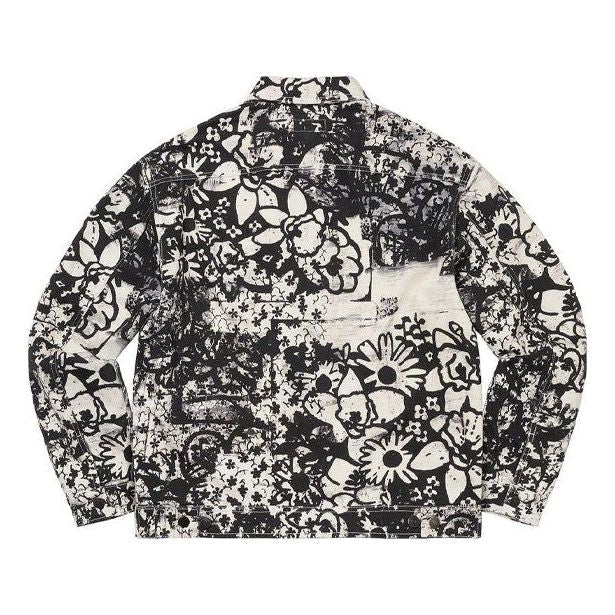 Supreme x Christopher Wool Denim Work Jacket 'White Black' SUP-FW21-298