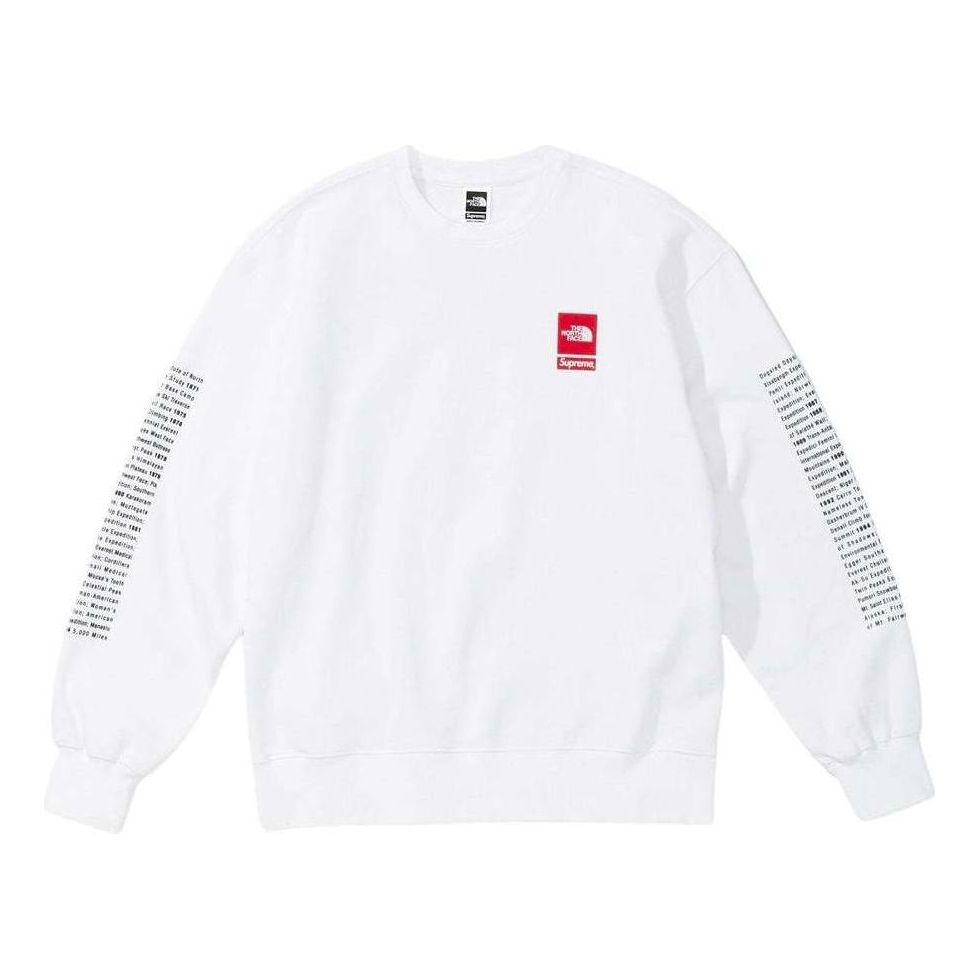 Supreme x The North Face Crewneck 'White Red' SUP-SS24-049