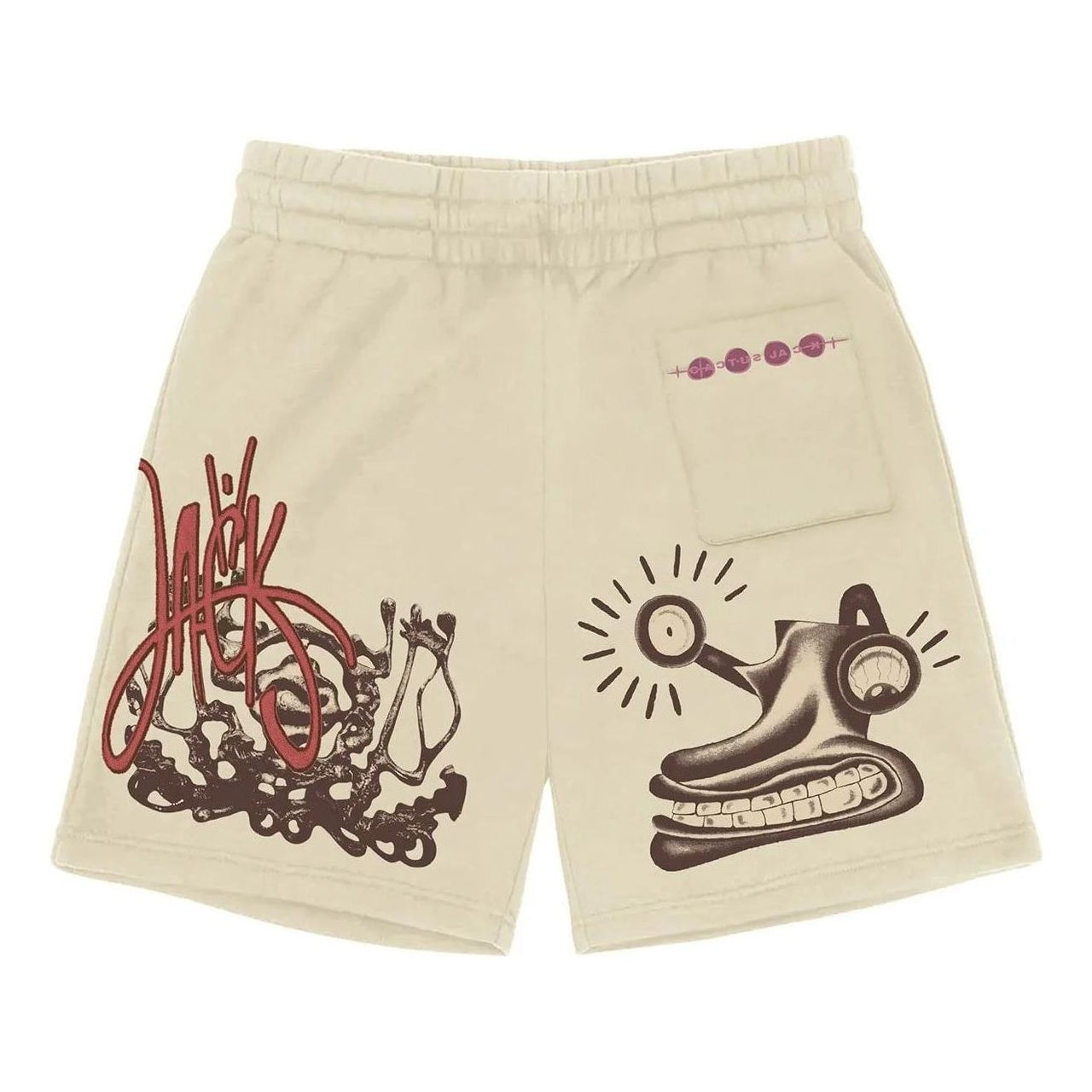 Travis Scott Cactus Jack FW22 Character Shorts 'Natural' CJFN-SS90