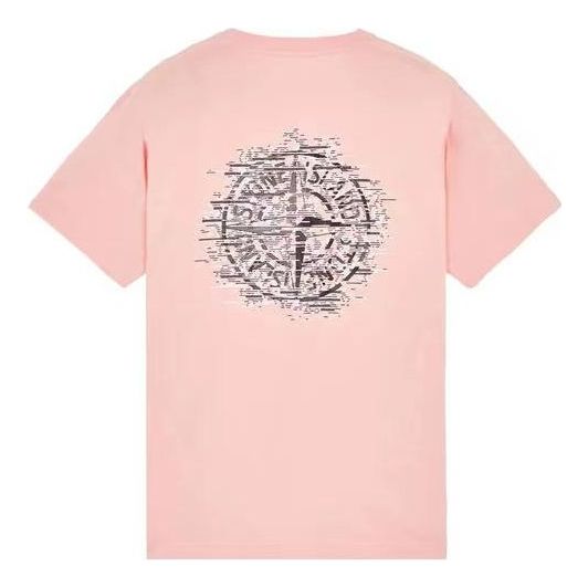 STONE ISLAND Institutional One Graphic T-shirt 'Pink' 78152NS89-V0080