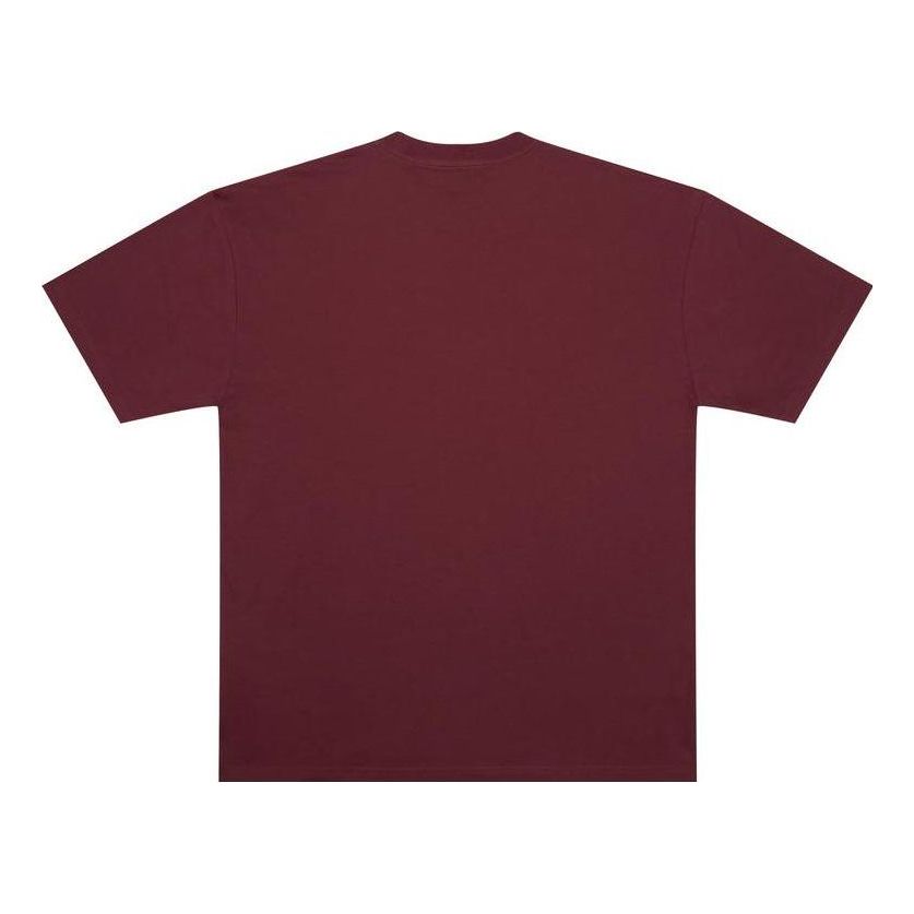 Drew House Mascot T-shirt 'Burgundy' DR-FW22-922