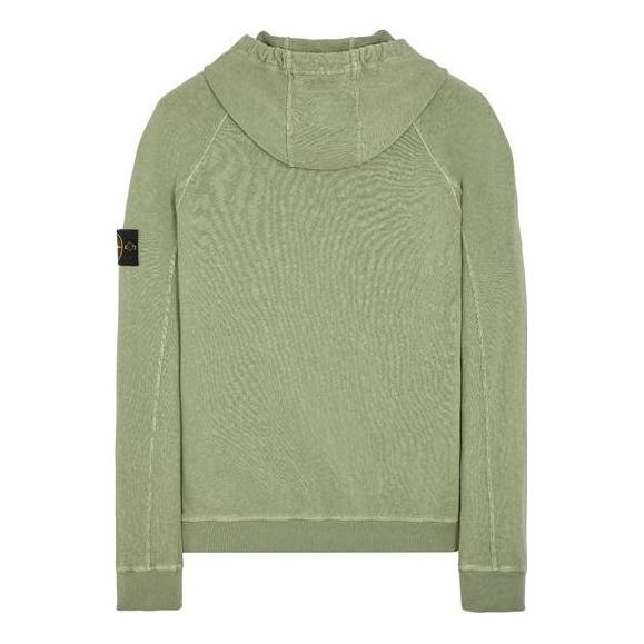 STONE ISLAND Waffen Patch Hoodie 'Green' 781562160-V0155