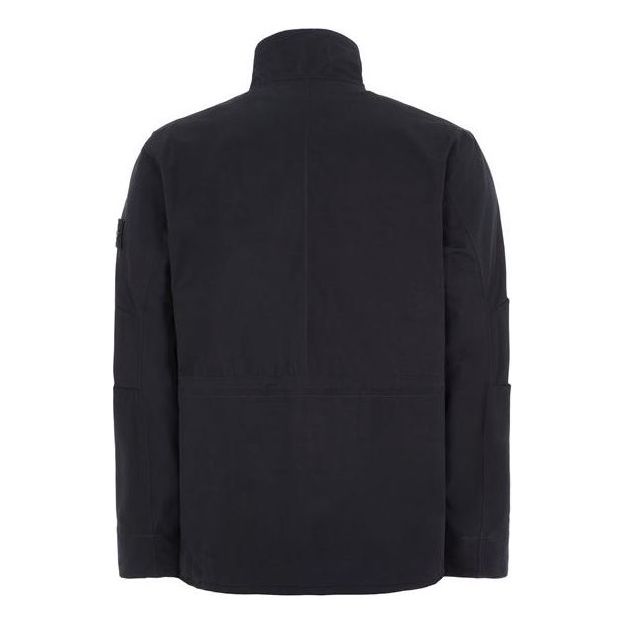 STONE ISLAND Ghost Piece O-Ventile Field Jacket 'Black' 7815412F1-V0029