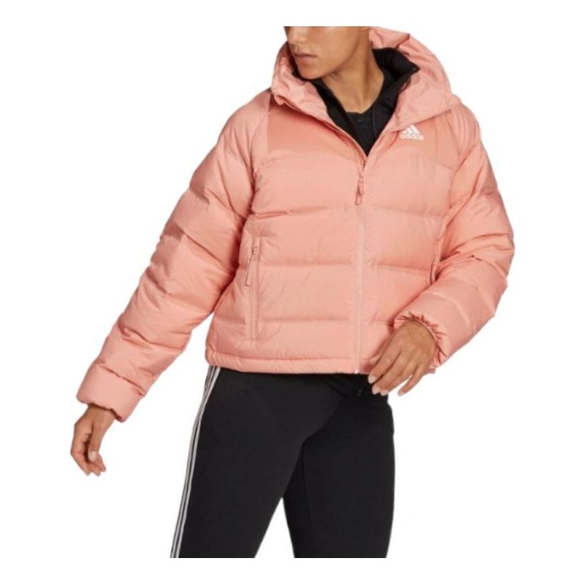(WMNS) adidas Helionic Relaxed Fit Down Jacket 'Pink' GT9232