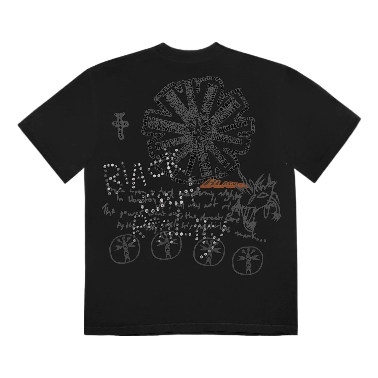 Travis Scott In The Dark T-Shirt 'Black' TS-22FW002