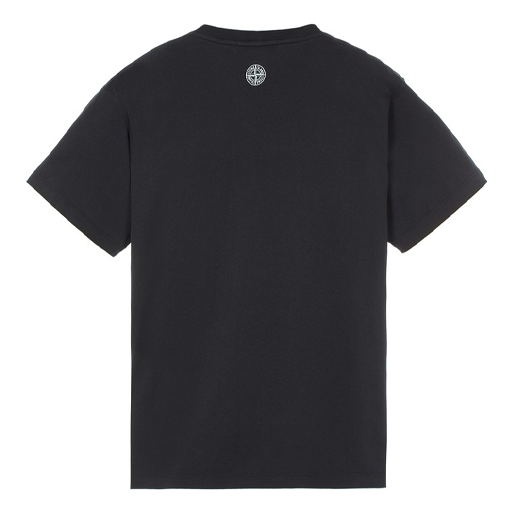 STONE ISLAND Tricromia Print T-shirt 'Black' 76152NS92-V0029