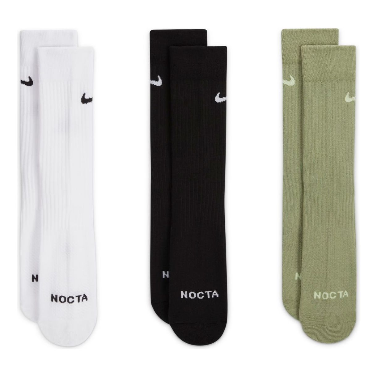 Nike x NOCTA Drake Crew Socks (3 Pairs) 'Multi-Color' DD9240-911