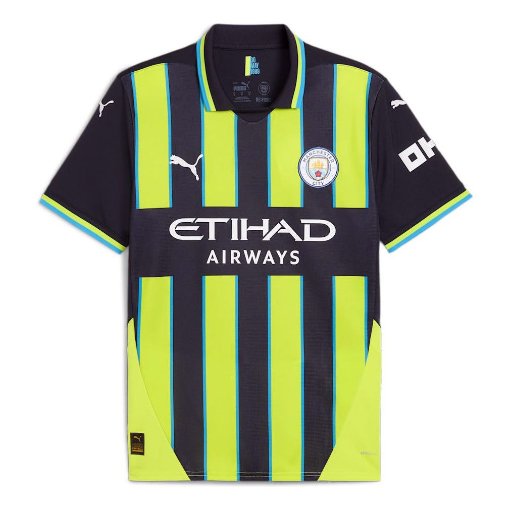 PUMA Manchester City 24/25 Away Jersey 'Blue Yellow' 775086-02