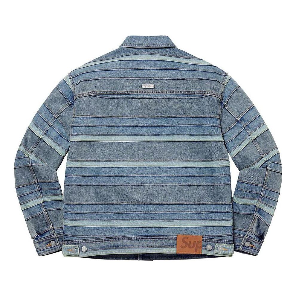 Supreme Layered Denim Trucker Jacket 'Teal' SUP-FW22-779