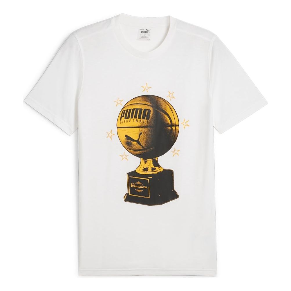 PUMA Basketball Graphic T-shirt 'White' 624822-01