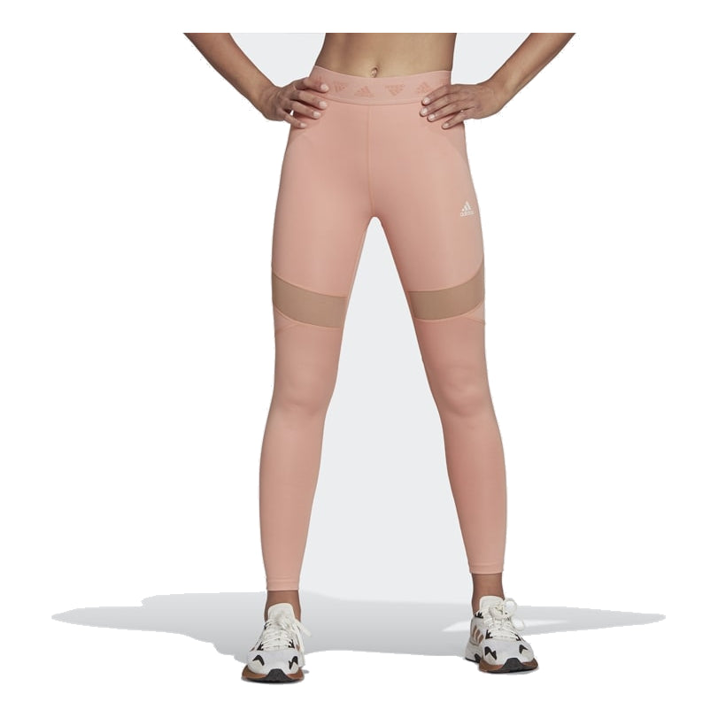 (WMNS) adidas Hyperglam High-Rise Long Tights 'Pink' HC2912
