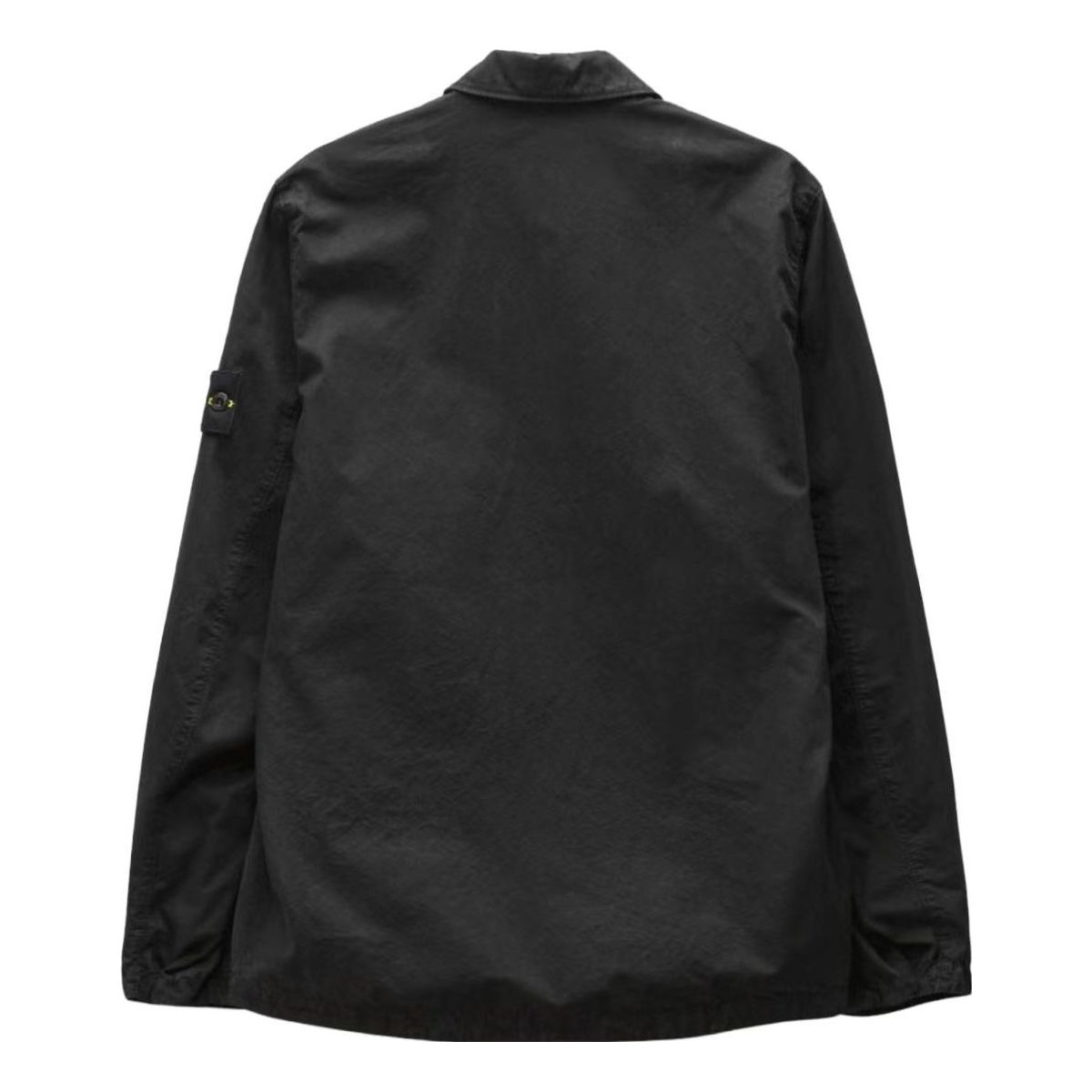 STONE ISLAND Brushed Cotton Canvas Zip Shirt Jacket 'Black' 7815106WN-V0129