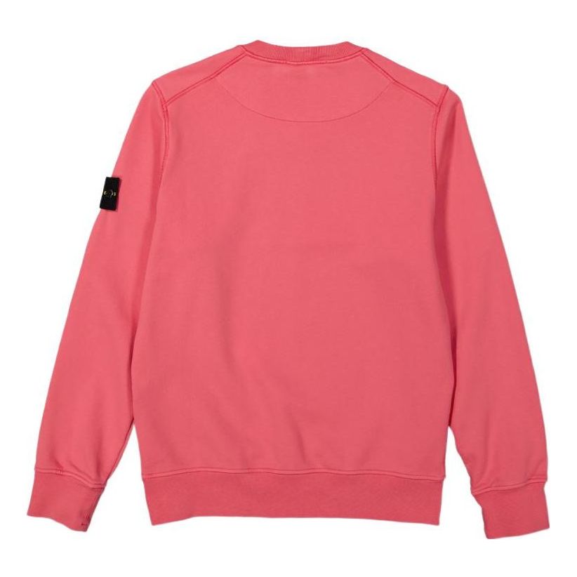 STONE ISLAND Garment Dyed Fleece Sweatshirt 'Pink' 101563051-V0087