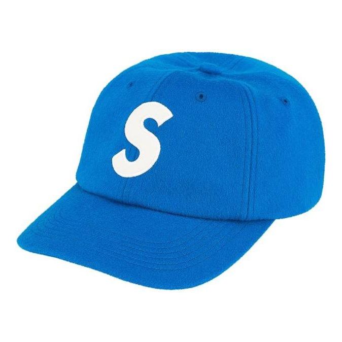 Supreme x Loro Piana Wool S Logo 6-Panel 'Blue White' SUP-FW21-071