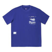 Li-Ning The Future Is Graphic T-shirt 'Blue' AHSU233-3