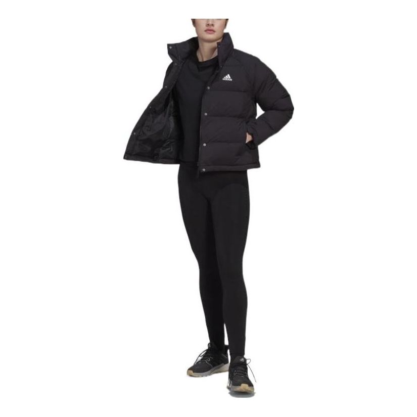 (WMNS) adidas Helionic Relaxed Down Jacket 'Black' HG8696