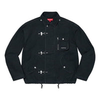 Supreme Canvas Clip Jacket 'Black White' SUP-SS23-062
