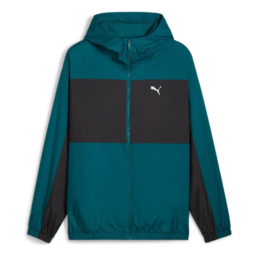 PUMA Mesh Lined Windbreaker Jacket 'Cold Green' 627473-22