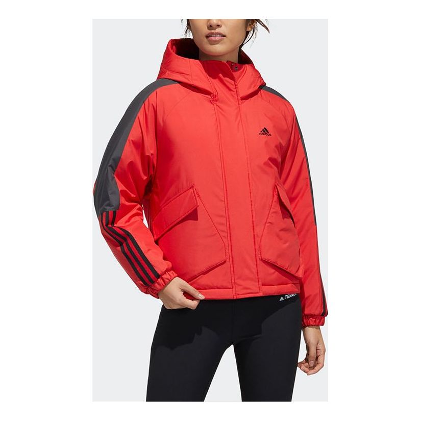(WMNS) adidas X-Bu Jacket Asia Sizing 'Red' GN7377