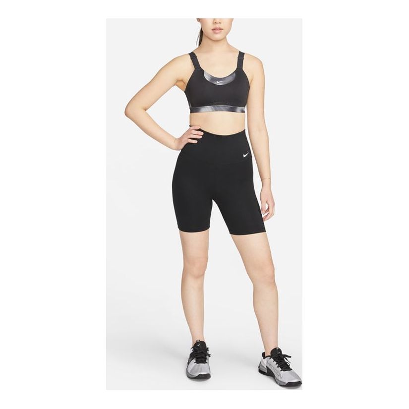 (WMNS) Nike Dri-Fit One High-Waisted 18-Centimeter Cycling Shorts 'Black' DV9023-010